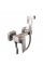 Смеситель с гигиеническим душем Globus Lux WIEN SBQ-5-106MIX-SS Настенный
