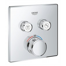 Змішувач для душу прихованого монтажу на 2 виходи Grohe Grohtherm SmartControl 29124000