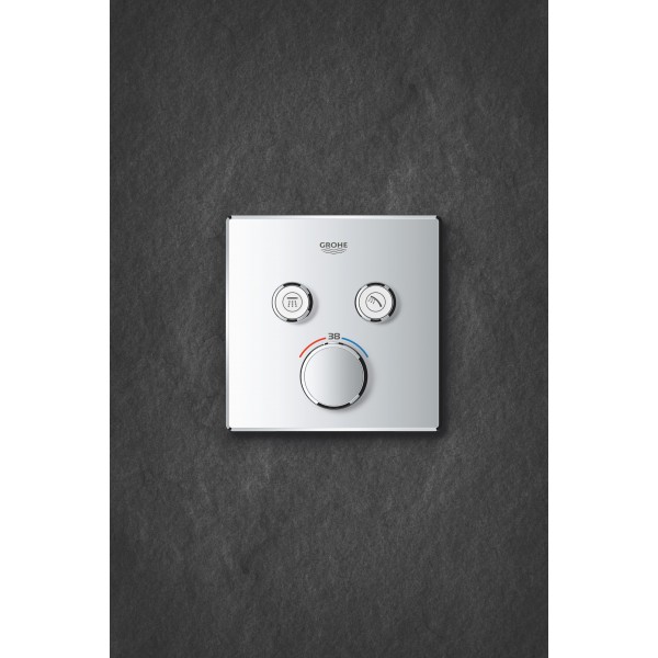 Змішувач для душу прихованого монтажу на 2 виходи Grohe Grohtherm SmartControl 29124000