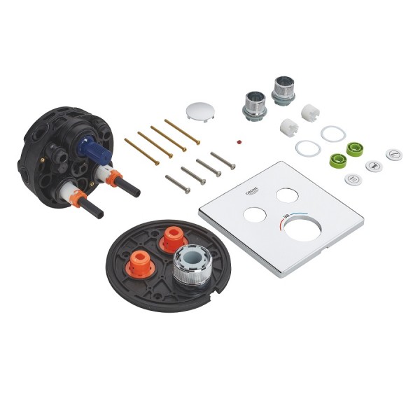 Змішувач для душу прихованого монтажу на 2 виходи Grohe Grohtherm SmartControl 29124000