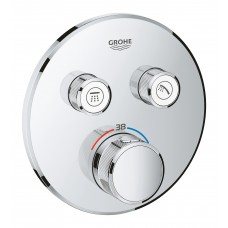 Змішувач для душу прихованого монтажу на 2 виходи Grohe Grohtherm SmartControl 29119000