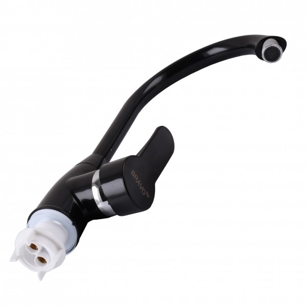 Змішувач для кухні BRAVO BR-11-203L термостійкий ABS пластик Одноважільний Поворотний