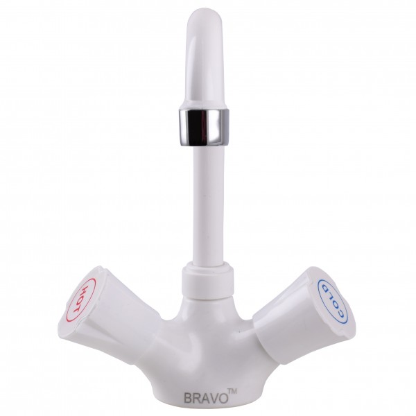 Змішувач для кухні BRAVO B2-00-203 термостійкий ABS пластик Двовентильний Поворотний