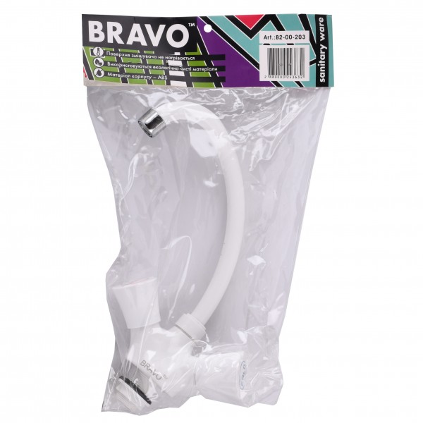 Змішувач для кухні BRAVO B2-00-203 термостійкий ABS пластик Двовентильний Поворотний