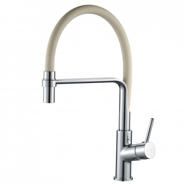 Смеситель для кухни с гибким изливом однорычажный Globus Lux 000024664