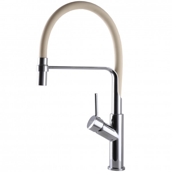 Смеситель для кухни с гибким изливом однорычажный Globus Lux 000024664