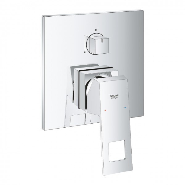 Смеситель для душа на 3 выхода скрытого монтажа Grohe Eurocube 24094000