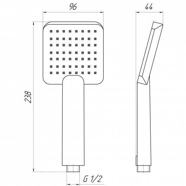 Душова лійка Topaz NF-2204-00