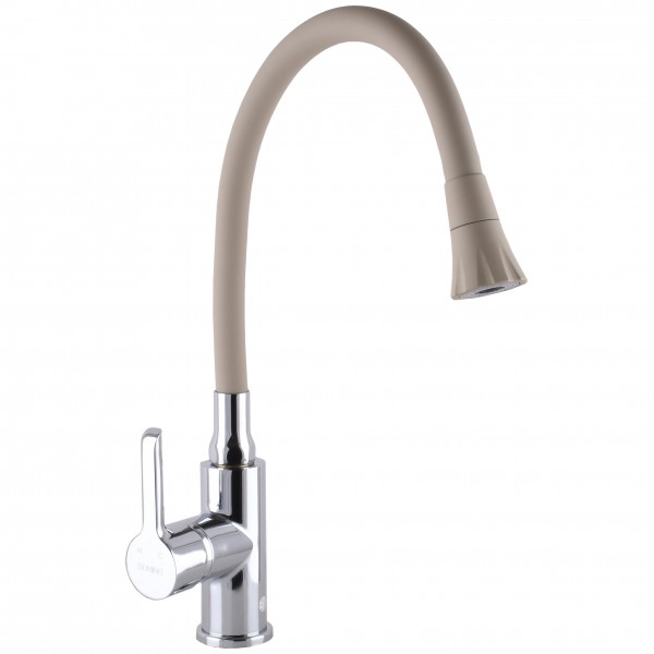 Змішувач для кухні з гнучким виливом одноважільний DOMINO 000025206