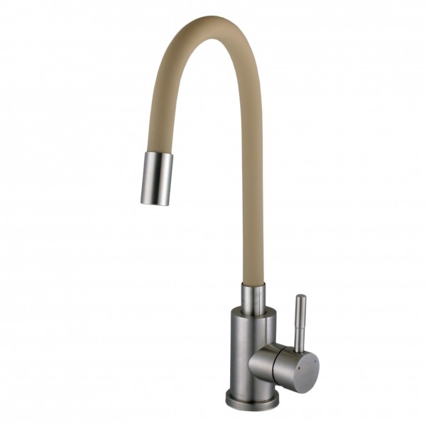 Смеситель для кухни с гибким изливом однорычажный Globus Lux 000025314