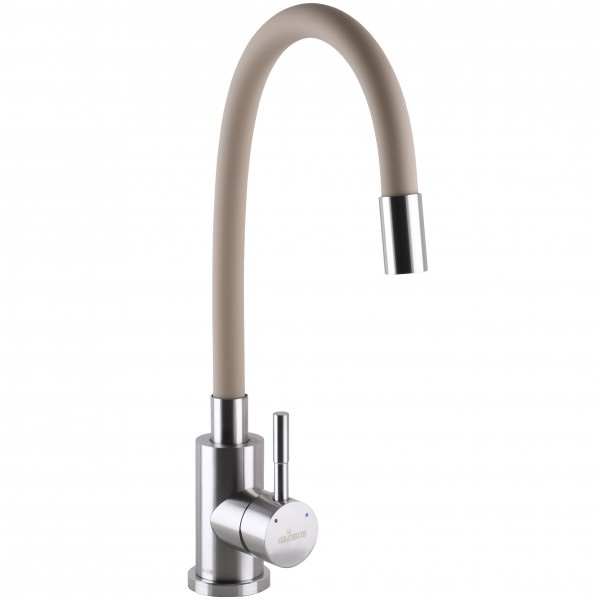 Смеситель для кухни с гибким изливом однорычажный Globus Lux 000025314