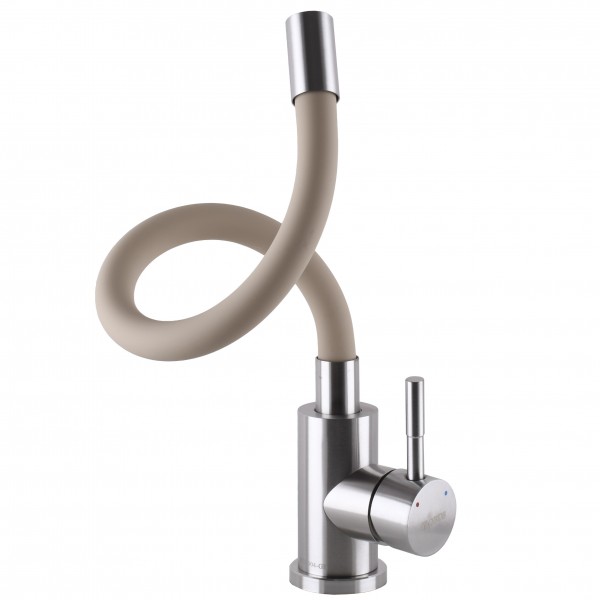 Смеситель для кухни с гибким изливом однорычажный Globus Lux 000025314