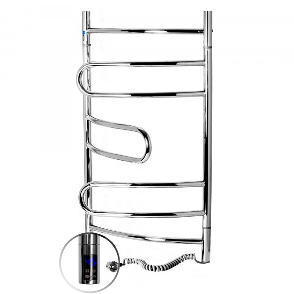 Рушникосушка Пірует 480х800 Sensor права, поворотна, з таймером