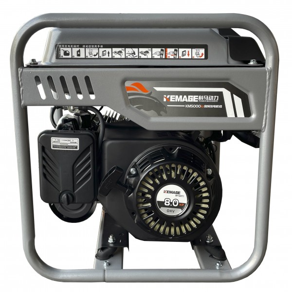 Генератор бензиновый инверторный KEMAGE  KM5000io-3 с дисплеем и дополнительным подключением генерат