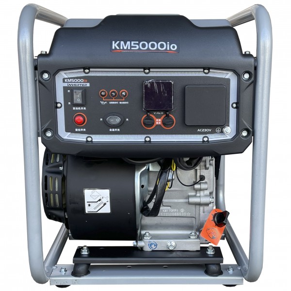 Генератор бензиновый инверторный KEMAGE  KM5000io-3 с дисплеем и дополнительным подключением генерат