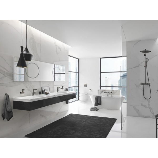 Душевая система с термостатом настенного монтажа черный графит Grohe Euphoria 26075AL0