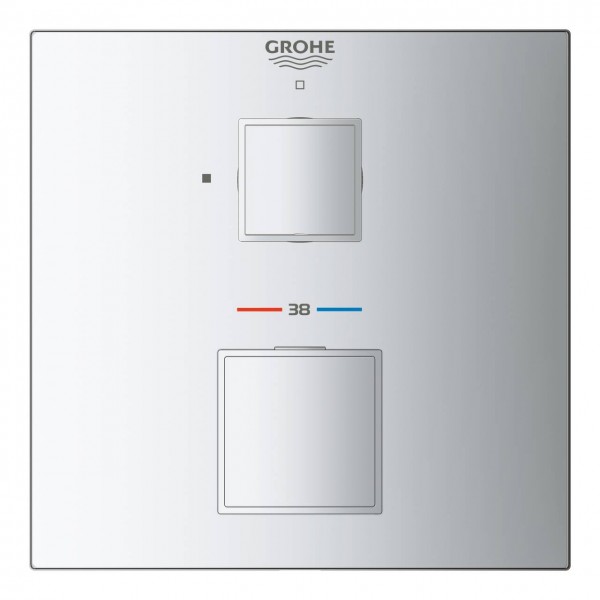 Змішувач для душу термостатичний прихованого монтажу Grohe Grohtherm Cube 24153000