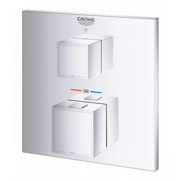 Змішувач для душу термостатичний прихованого монтажу Grohe Grohtherm Cube 24153000