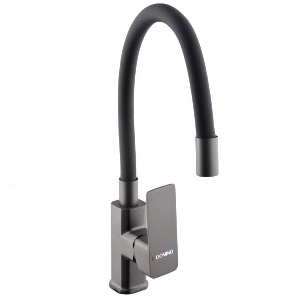 Змішувач для кухні з гнучким виливом одноважільний DOMINO 000026600