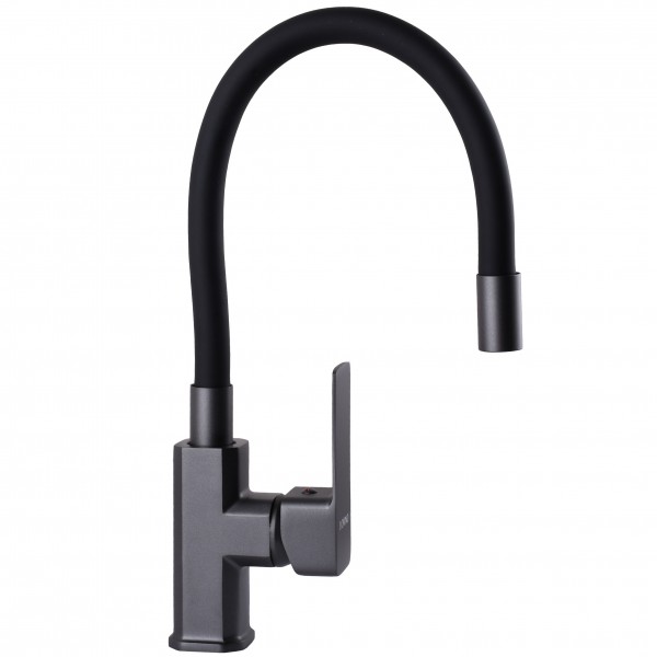 Змішувач для кухні з гнучким виливом одноважільний DOMINO 000026600