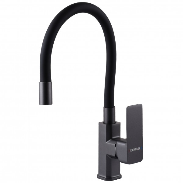Змішувач для кухні з гнучким виливом одноважільний DOMINO 000026600