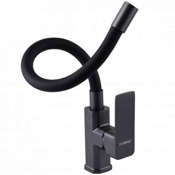 Змішувач для кухні з гнучким виливом одноважільний DOMINO 000026600