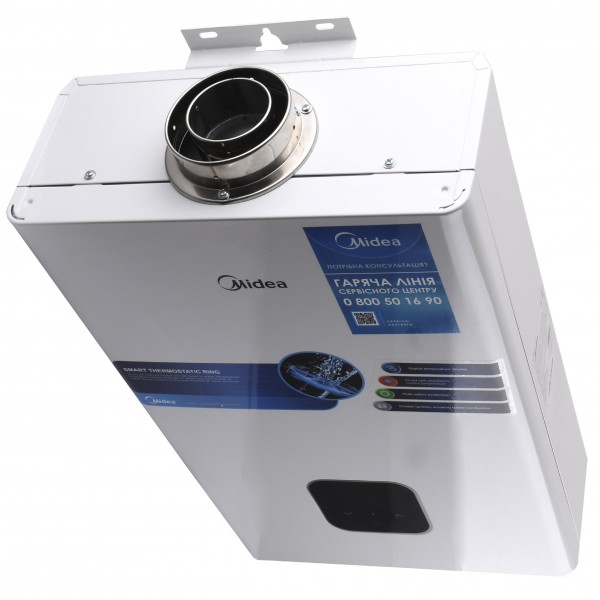 Колонка газова Midea JSG22-12HC2 турбо з модуляцією (димохід в комплекті)