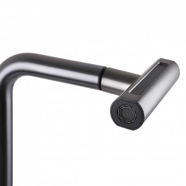 Змішувач для кухні Globus Lux ALPEN SBT1-2044-GP Одноважільний Поворотний