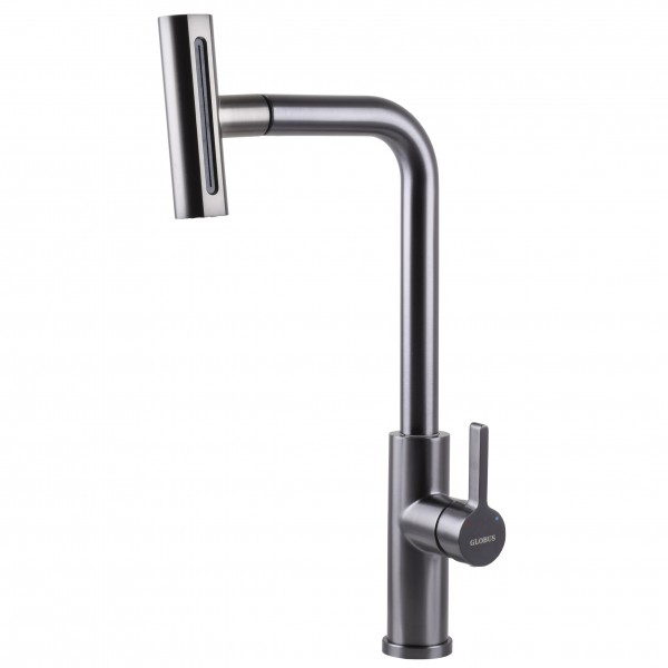 Змішувач для кухні Globus Lux ALPEN SBT1-2044-GP Одноважільний Поворотний