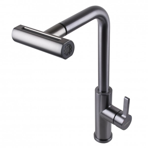 Змішувач для кухні Globus Lux ALPEN SBT1-2044-GP Одноважільний Поворотний