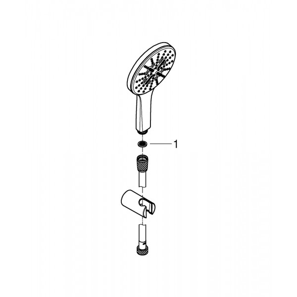 Душовий гарнітур Grohe Rainshower Smartactive 26581000 Душовий гарнітур Grohe Rainshower Smartactive 26581000