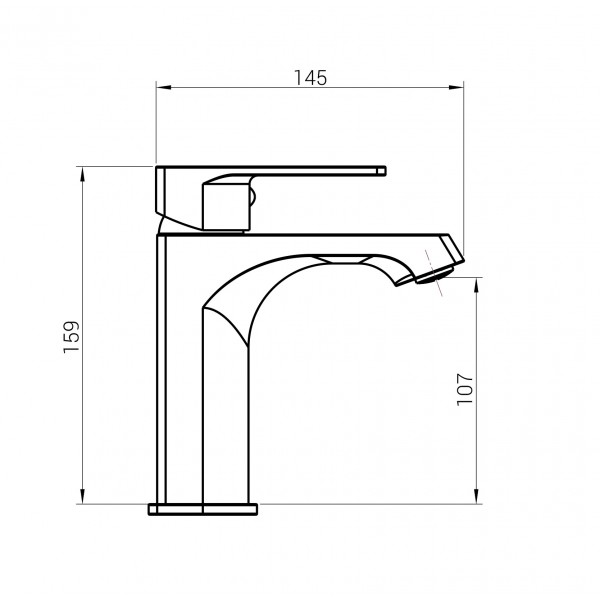 Смеситель для умывальника DOMINO Dionis DDD-401