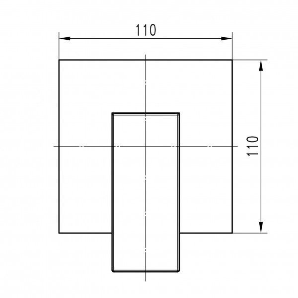 Змішувач для душу вбудований TOPAZ ODISS TO-18105-H66