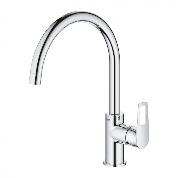 Смеситель для кухни поворотный хром Grohe BauLoop New 31368001