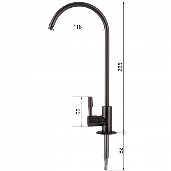 Кран для зворотнього осмосу Globus Lux Lazer GLLR-55M-00