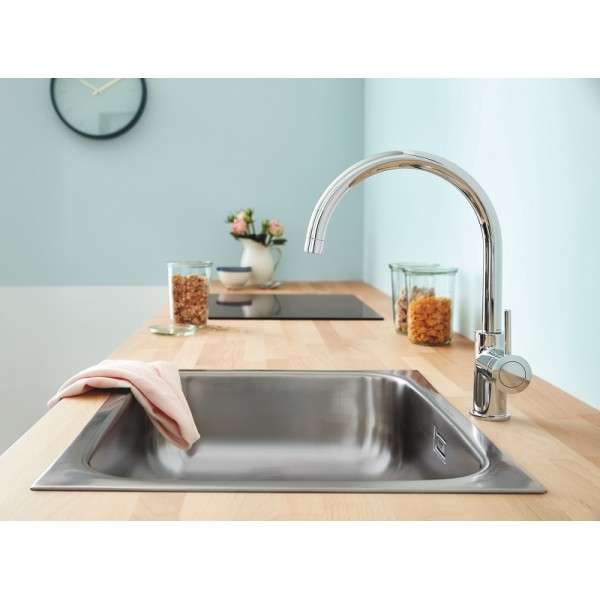 Смеситель для кухни однорычажный Grohe BauClassic 31234001