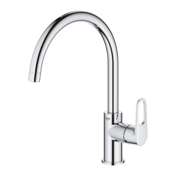 Змішувач для кухні поворотний хром Grohe BauFlow 31230001 Змішувач для кухні поворотний хром Grohe BauFlow 31230001