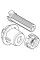 Шпиндель (кнопки) для змішувача GROHE SMARTCONTROL 49088000