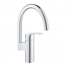 Змішувач для кухні поворотний хром Grohe Eurosmart New 33202003