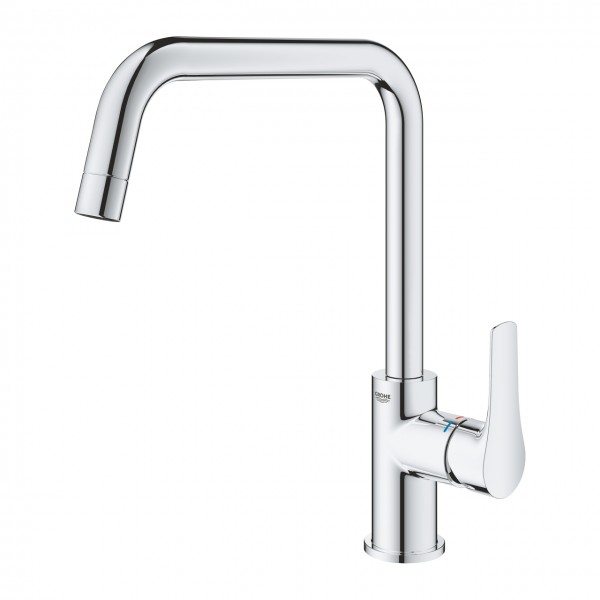 Змішувач для кухні поворотний хром Grohe Eurosmart New 30567000