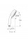 Ручная лейка для душа Grohe Vitalio Comfort 26094000 хром