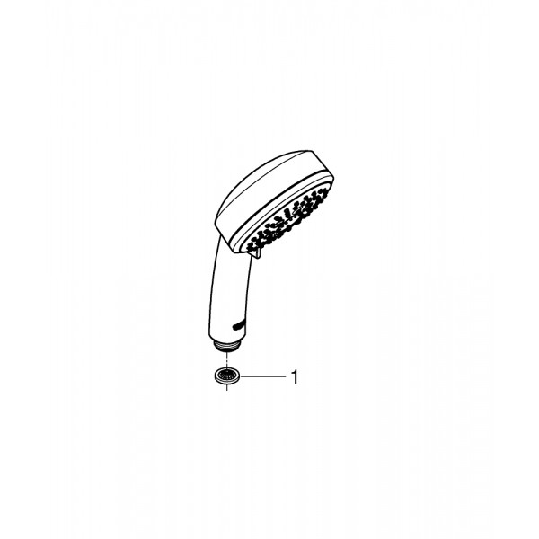 Ручная лейка для душа Grohe Vitalio Comfort 26094000 хром