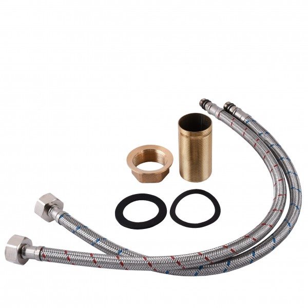 Смеситель для кухни Globus Lux BONN GLB-0203SA-B01 Однорычажный Гибкий