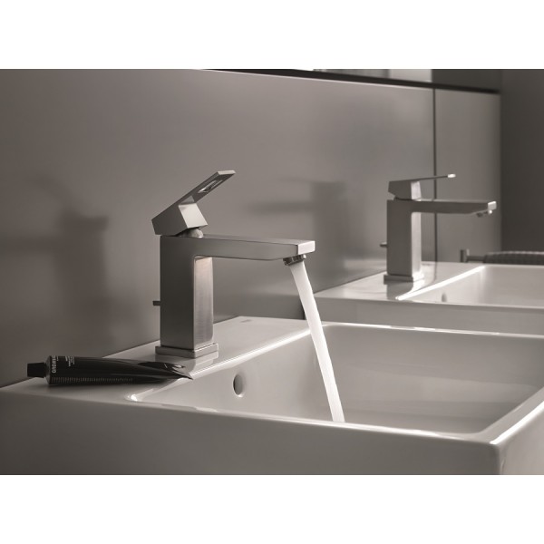 Смеситель для умывальника   Grohe Eurocube 23445DC0 нержавеющая сталь