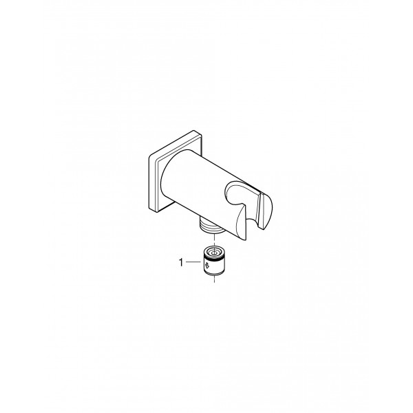 Шланговое подсоединение для душа с держателем Grohe Rainshower 26659000