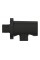 Шланговое подключение чёрное Grohe Rainshower 22118KF0