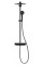 Душевая система с термостатом настенного монтажа чёрный Grohe Euphoria SmartControl 22120KF0