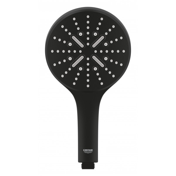 Ручная лейка для душа Grohe Rainshower SmartActive 22127KF0 чёрный