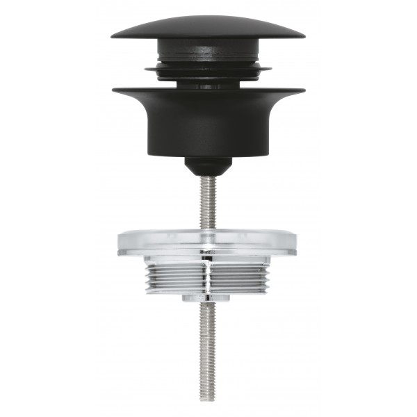 Донний клапан з переливом 1 1/4" чорний Grohe 29510KF0