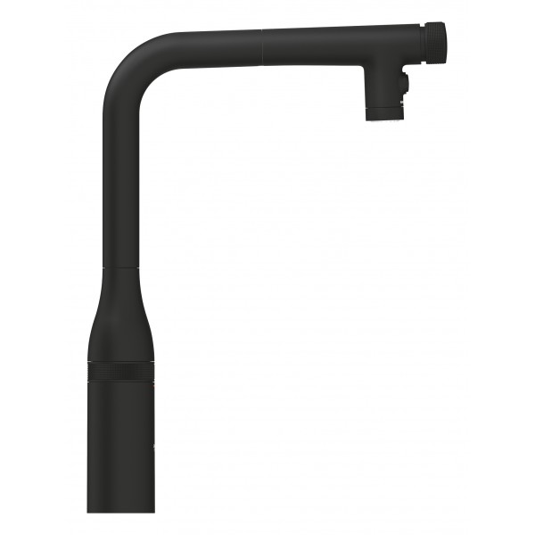 Змішувач для кухні висувний чорний Grohe Essence Smartcontrol 31892KF0